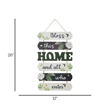 wall hanging quotation home 6s 20"x12" china