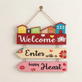 wall hanging quotation welcome 3s 12"x13" china