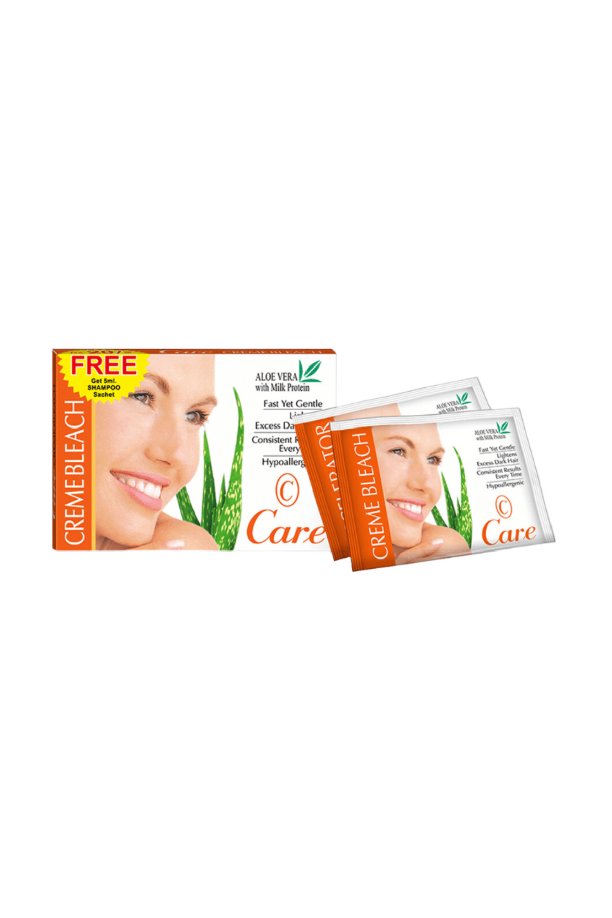 care cream bleach sachet 10g