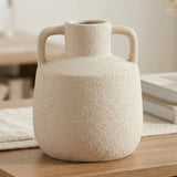 ceramic vase terracotta skin 7"x6" china