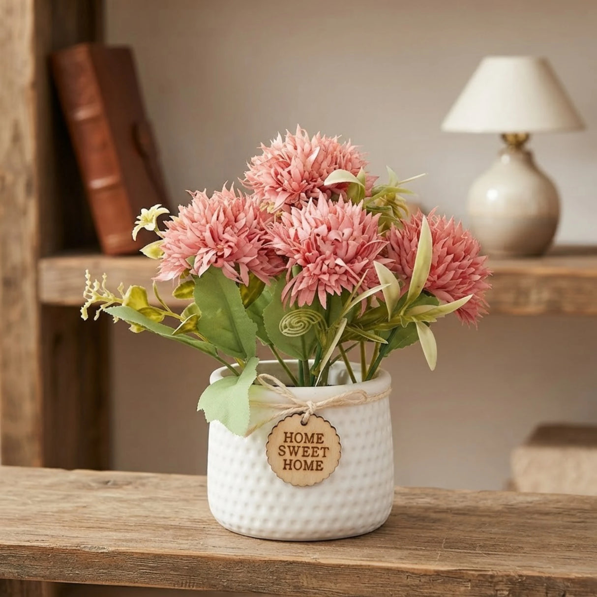 flower pot plastic camellia pink 8''x4'' china