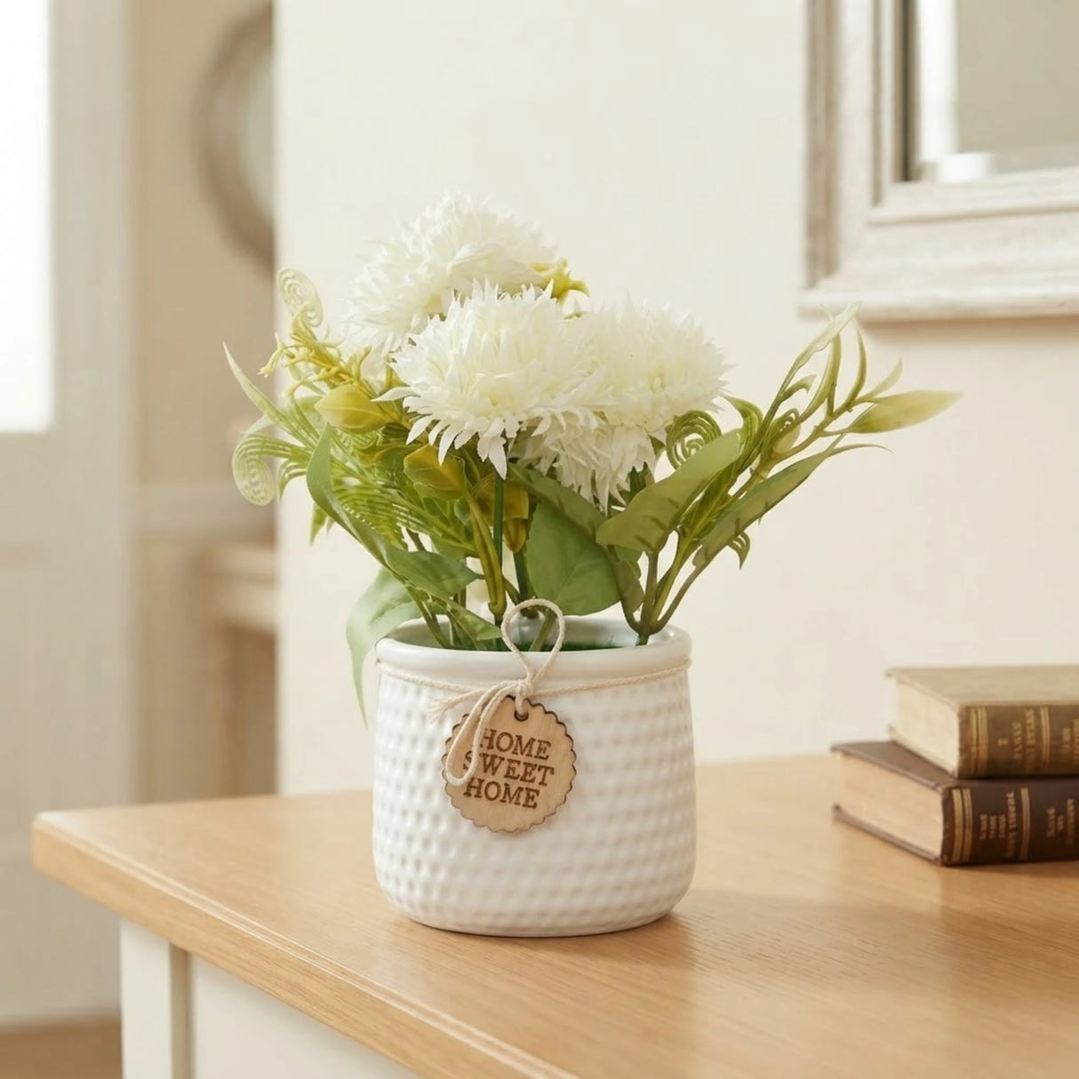 flower pot plastic camellia white 8''x4'' china