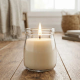 scented wax candle & jar 1pc 3"x2" china