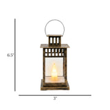 led lantern 1s plastic square antique 6.5"x3" china