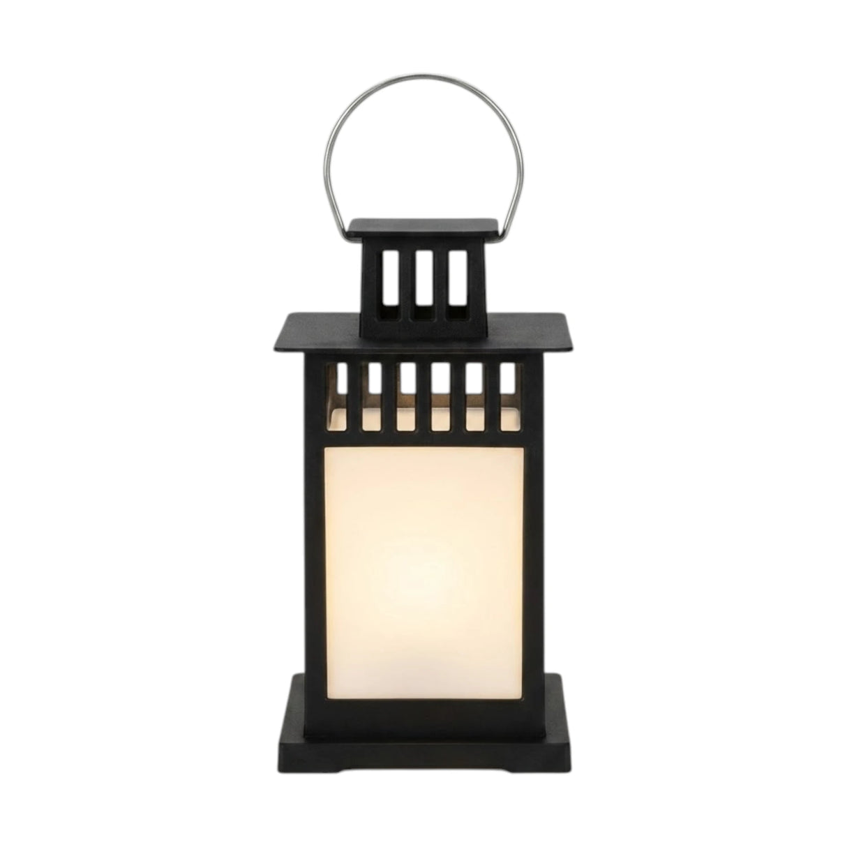 led lantern plastic rectangular black 6.5"x3" china