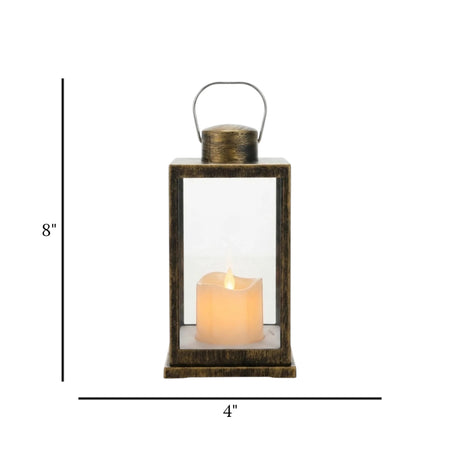 led lantern 1s plastic antique 8"x4" china