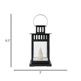 led lantern 1s plastic rectangular black 6.5"x3" china