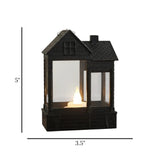 led lantern 1s plastic home black 5"x3.5" china