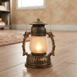 led lantern plastic antique 7"x3.5" china