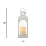 led lantern 1s plastic arch top white 10"x3.5" china