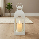 led lantern 1s plastic arch top white 10"x3.5" china