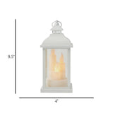 led lantern 3s plastic rectangular white 9.5"x4" china