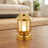 led lantern plastic dome golden 7"x3.5" china