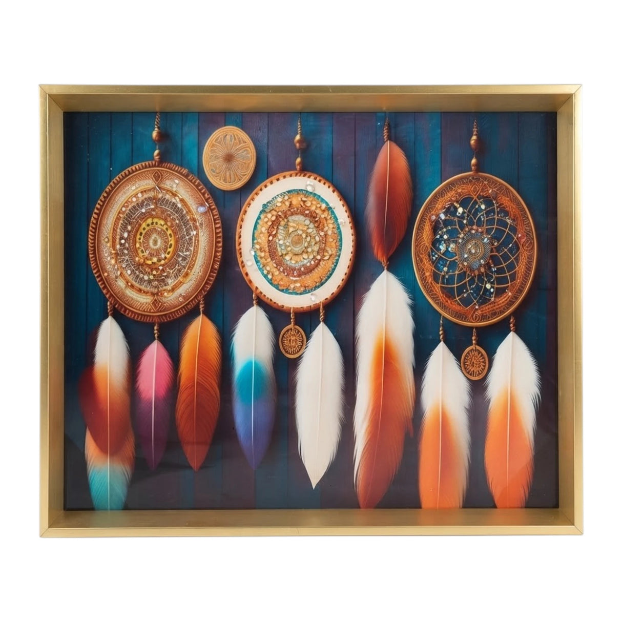 scenery frame crystal stone dream catcher 12"x16" china