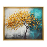 scenery frame crystal stone tree 12"x16" china