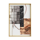 scenery frame marble texture 24"x12" china