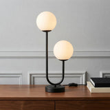 led metal table lamp 2 globe u shape large 18''x4.5'' china