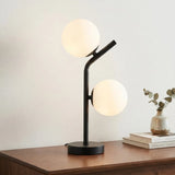 led metal table lamp 2 globe 17''x5.5'' china