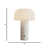 touch lamp metal dumbbell white 9''x6'' china