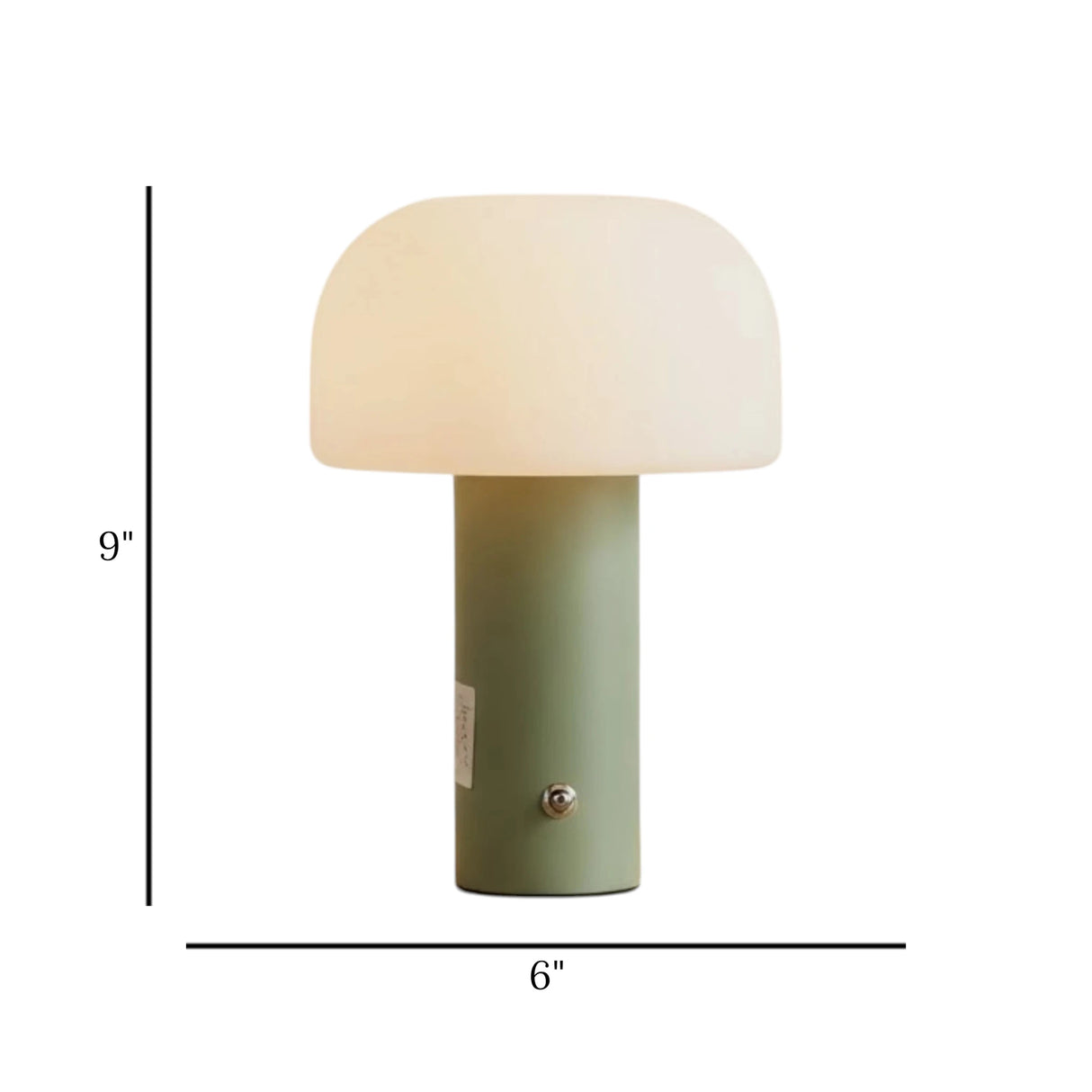 touch lamp metal dumbbell green 9''x6'' china