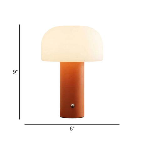 touch lamp metal dumbbell orange 9''x6'' china