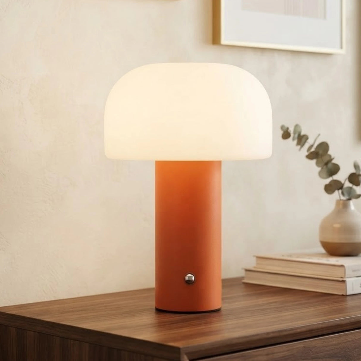touch lamp metal dumbbell orange 9''x6'' china
