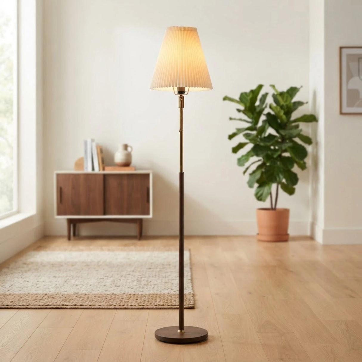 floor lamp metal paper shade 63''x10'' china