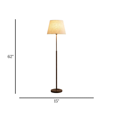 floor lamp metal brown 62''x15'' china