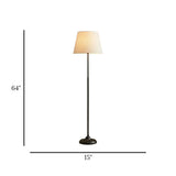 floor lamp metal black 64''x15'' china