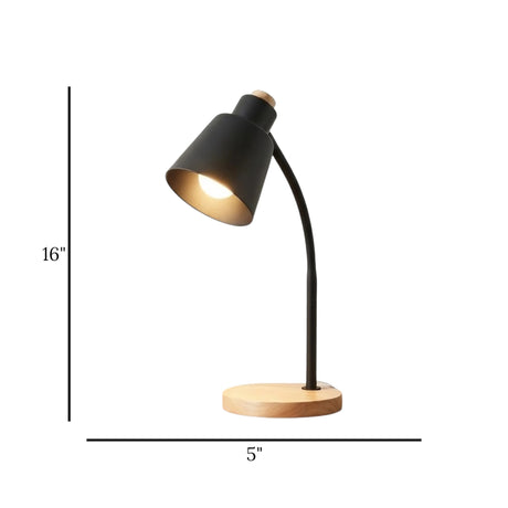 table lamp wooden base black 16''x5'' china