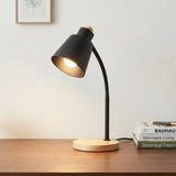 table lamp wooden base black 16''x5'' china