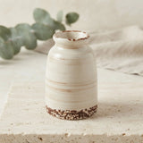 ceramic vase bottle shape off white small 4''x3'' china