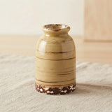 ceramic vase bottle shape dusty small 4''x3'' china