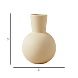 ceramic vase narrow neck white medium 5''x2'' china