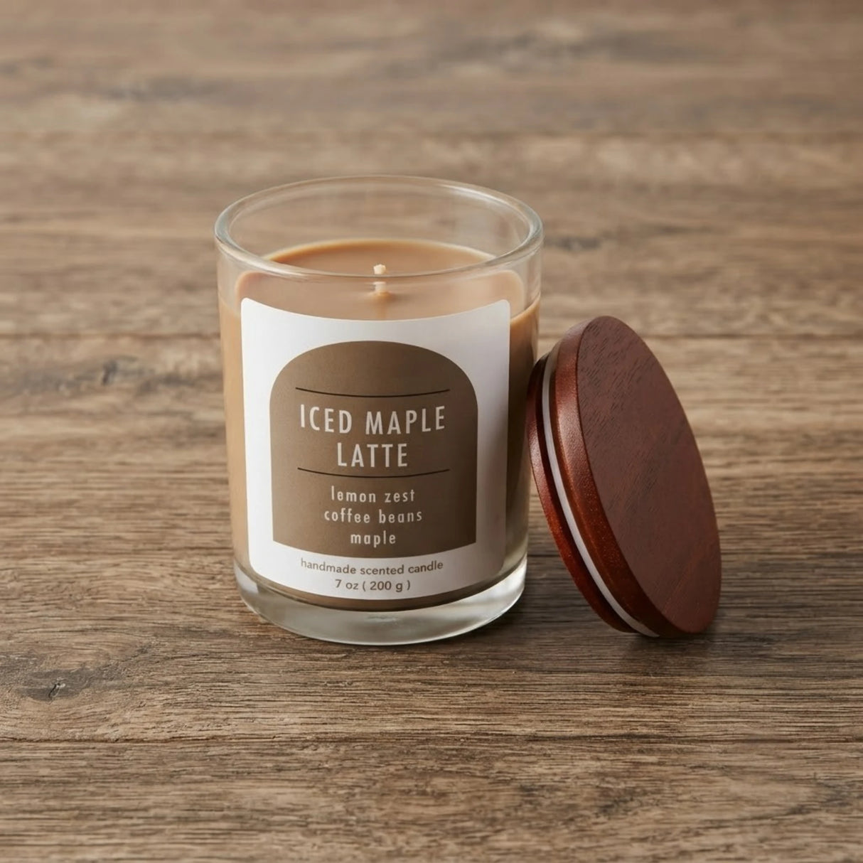scented wax candle jar coffee beans 4"x3" china