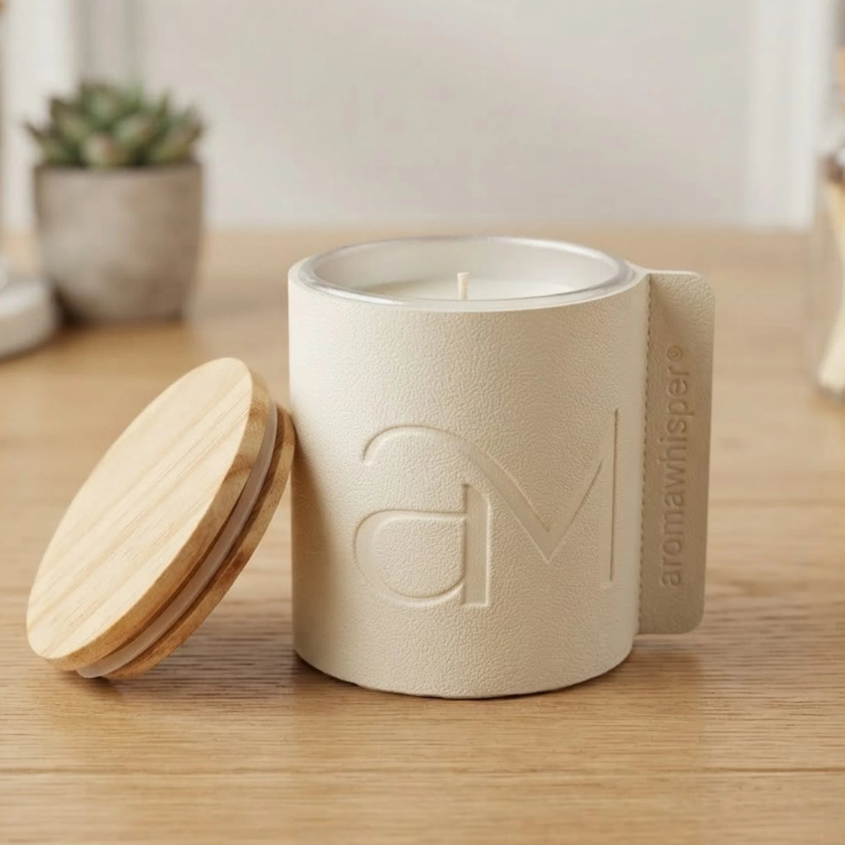 scented wax candle jar oud bergamot 4''x3'' china