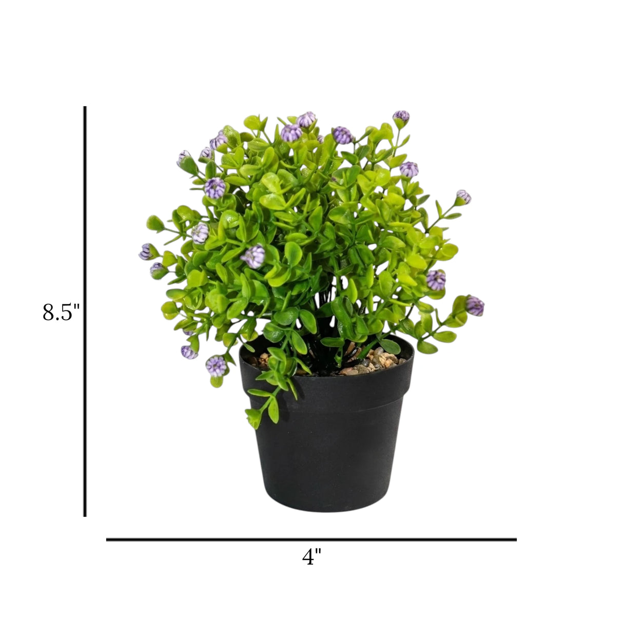 flower pot plastic conebush blue 8.5''x4'' china