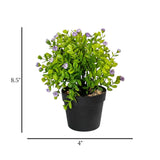 flower pot plastic conebush blue 8.5''x4'' china