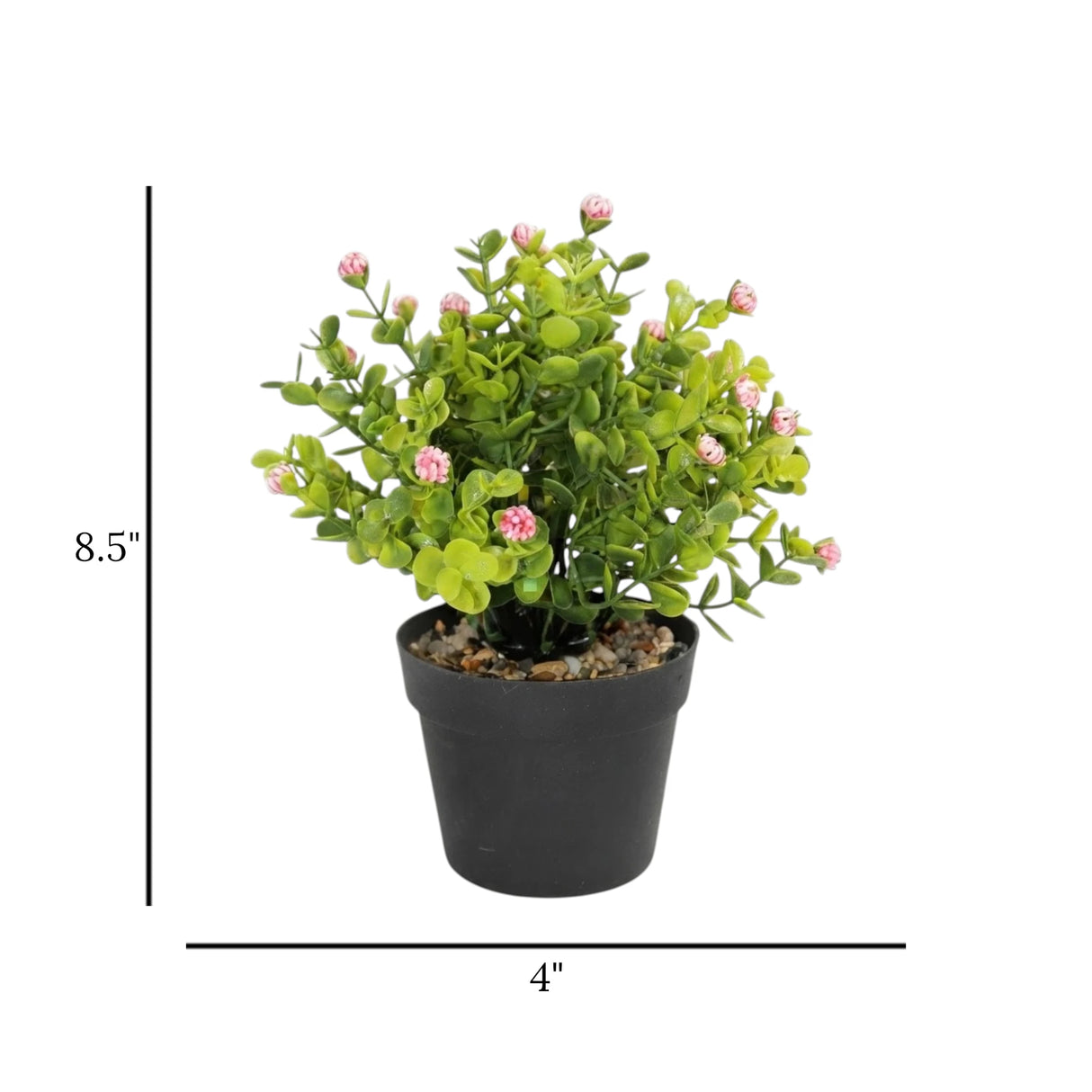 flower pot plastic conebush pink 8.5''x4'' china