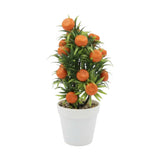 pot plastic orange tree 11"x4" china