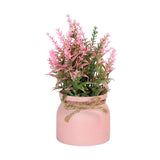 flower pot plastic faux foliage 7"x3" china
