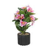flower pot plastic magnolia pink 10''x4'' china