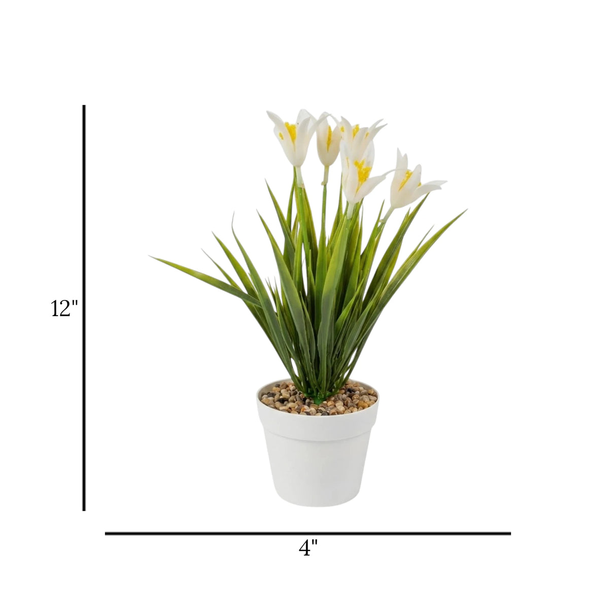 flower pot plastic star white 12''x4'' china