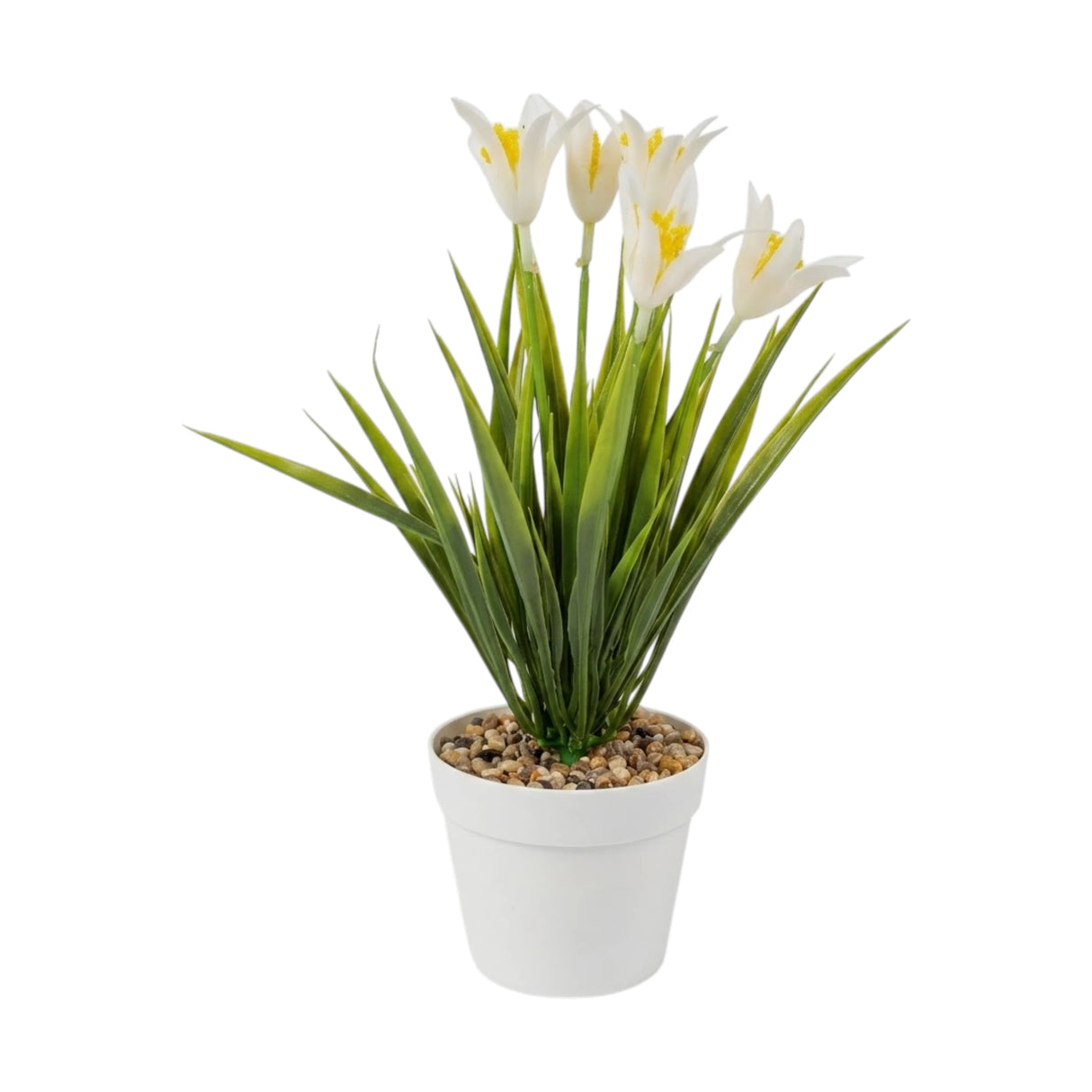 flower pot plastic star white 12''x4'' china