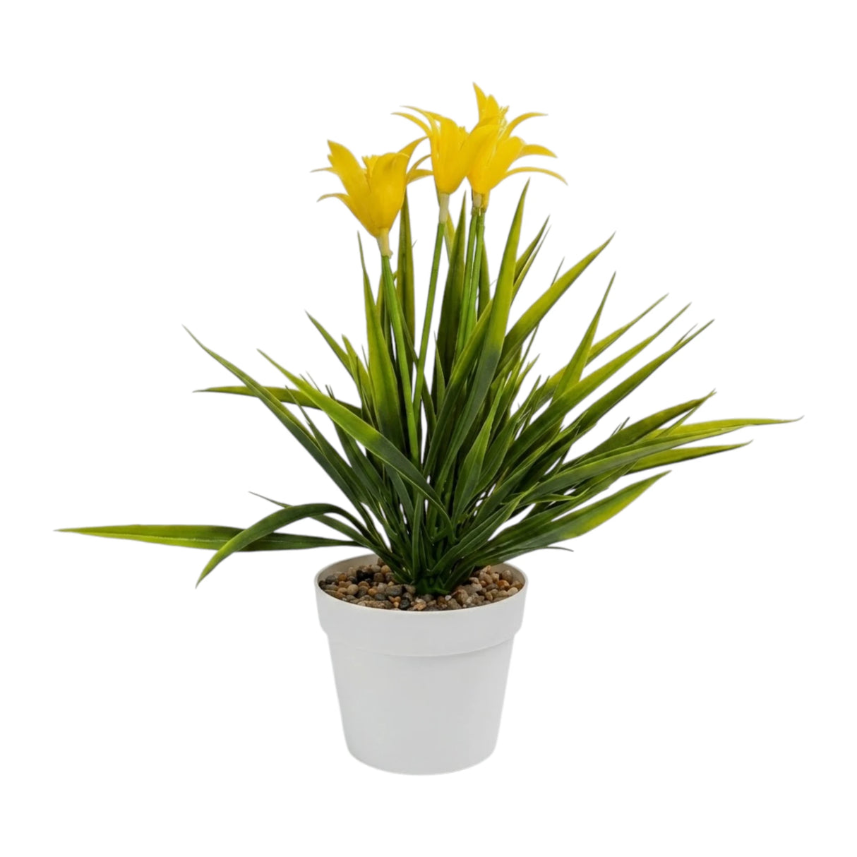 flower pot plastic star yellow 12''x4'' china