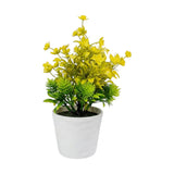 flower pot plastic faux foliage lemon 9"x3" china