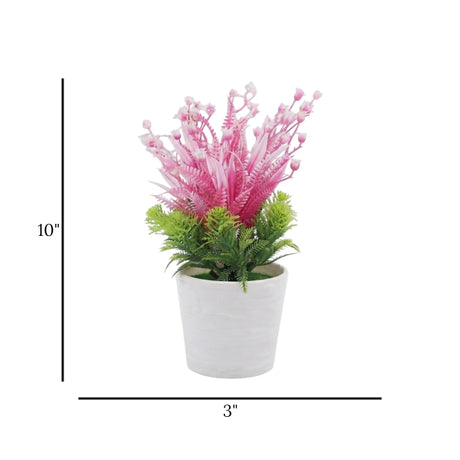 flower pot plastic star pink 10"x3" china