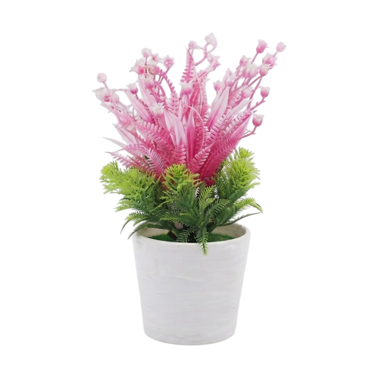 flower pot plastic star pink 10"x3" china