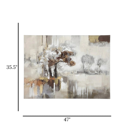 canvas art scenery frame tree multi 47''x35.5'' china