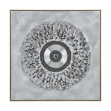 abstract art 3d scenery frame evil eye silver 40.5''x40'' china